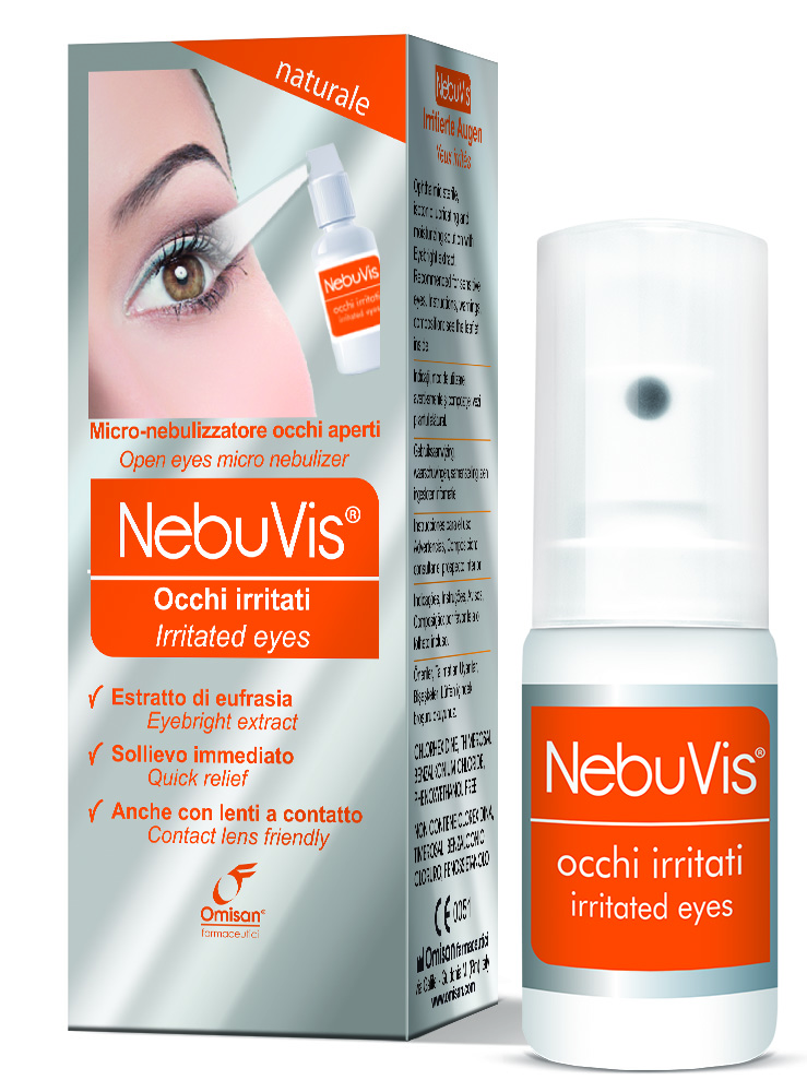 Omisan Eye Spray NebuVis Irritated Eyes 10ml, Dry Eye