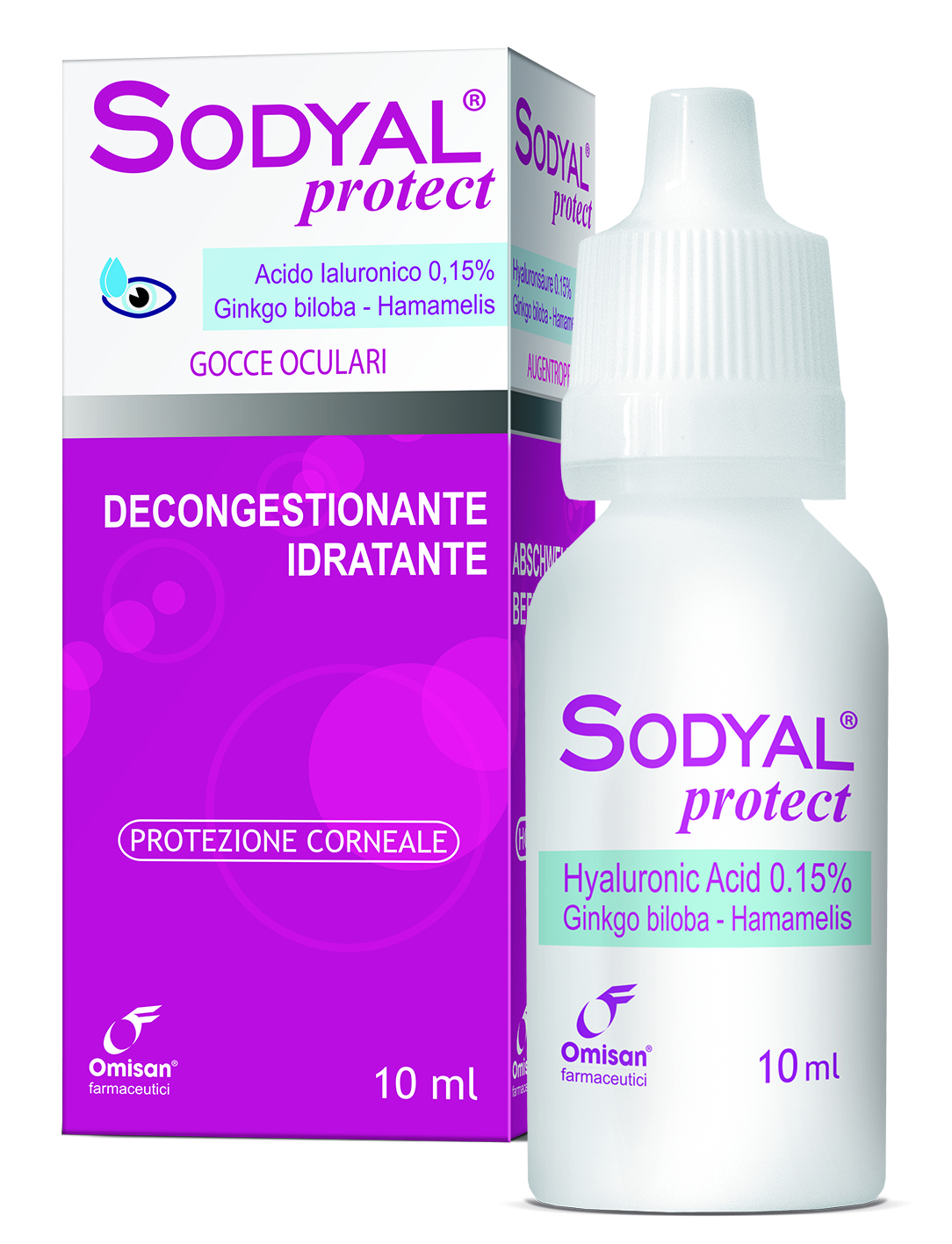 Omisan Sodyal Protect, 10ml, Dry Eye, Eye Drops