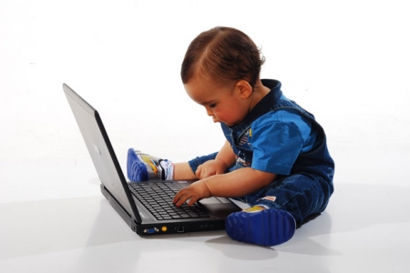 children and eye strain using laptops and digital equipment
