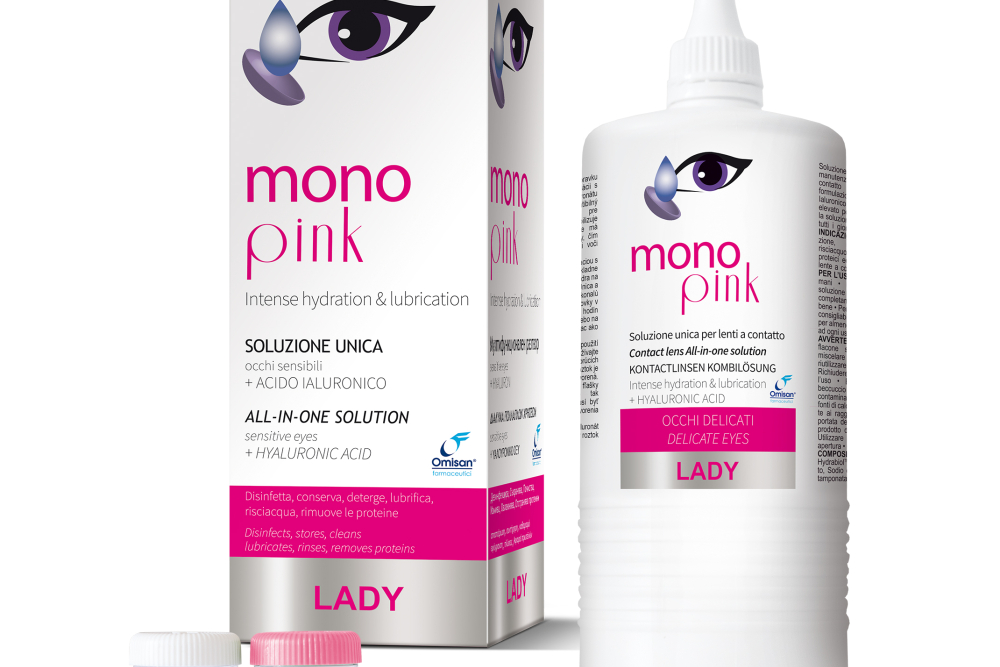 Omisan Lady Range Mono PINK 360ml, Contact Lens Solution