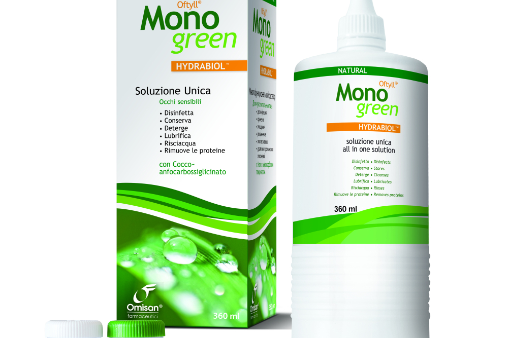 Omisan Oftyll Range Oftyll Monogreen Contact Lens Solution, Dry Eye