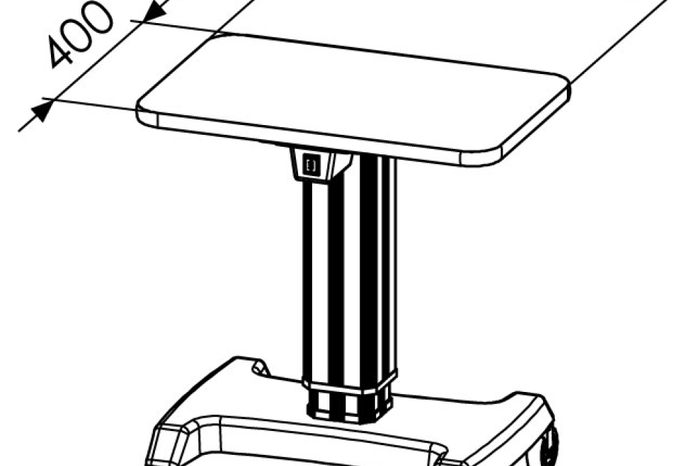 T200 Motorised Table with Single Instrument Top