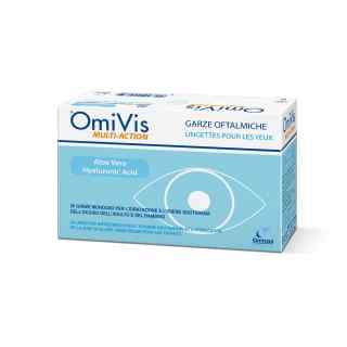 Omisan Eye Hygiene Omivis Wipes, Dry Eye
